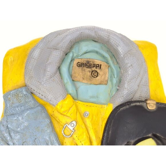 Giuseppi 2 Pc Fireman Uniform Resin Sculpture Opens To A Trinket Box 8x7x4 - Picture 14 of 14